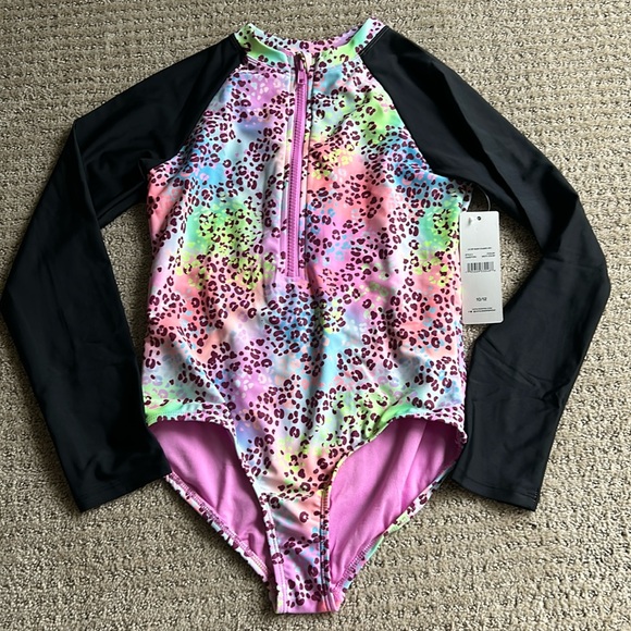 NWT Catalina rash guard swimsuit- 10/12 - Picture 1 of 5